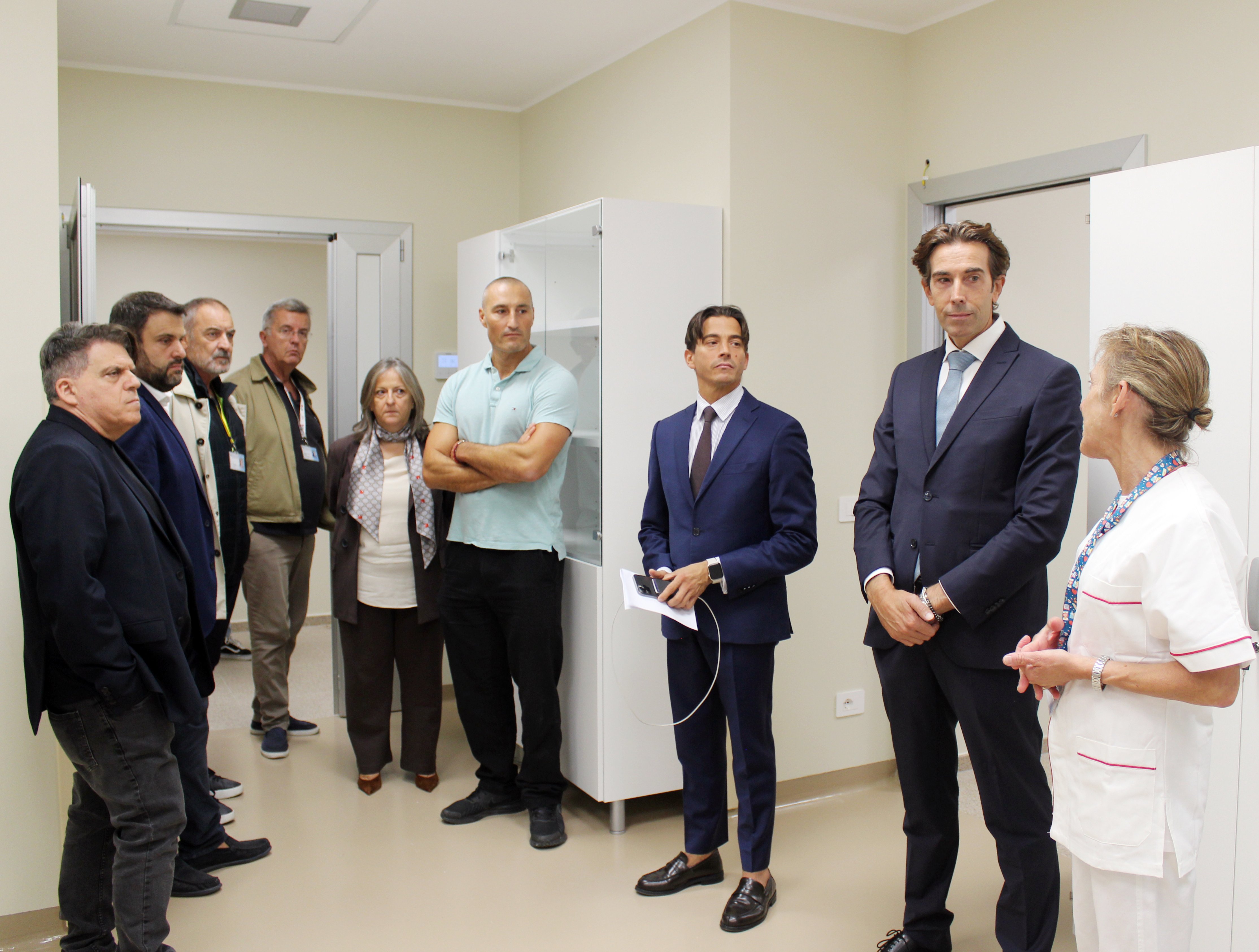 Centro Sanitario di Borgo Maggiore verso la riapertura: sopralluogo istituzionale a conclusione dei lavori